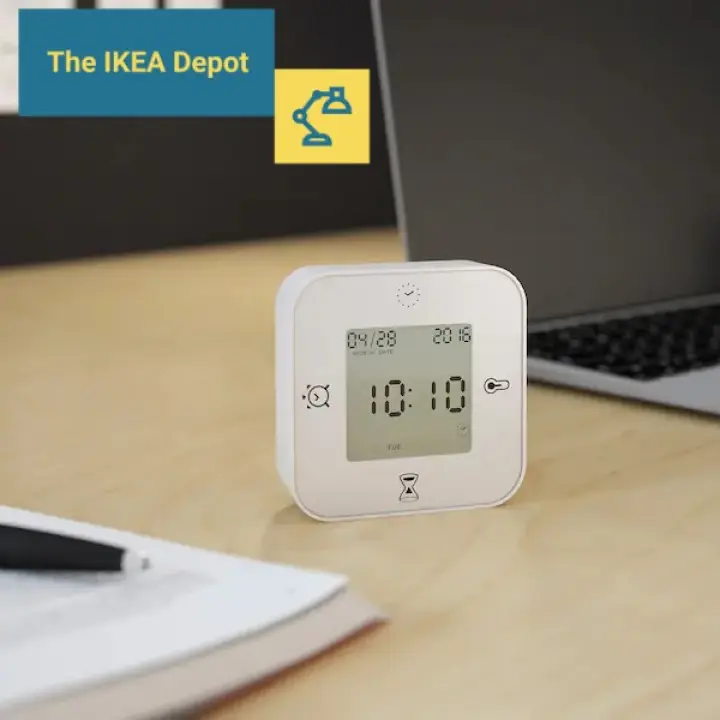Stam Timer Digital Red Green Blue Ikea