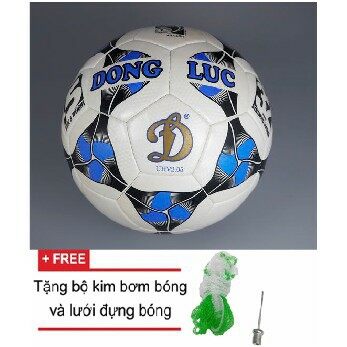 Quả bóng đá động lực uhv 2.05 số 4 tặng kim và lưới