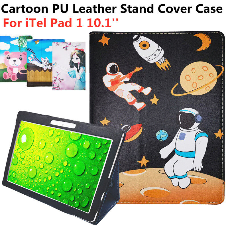 Stand cover case For Itel Pad PU Leather cover case for