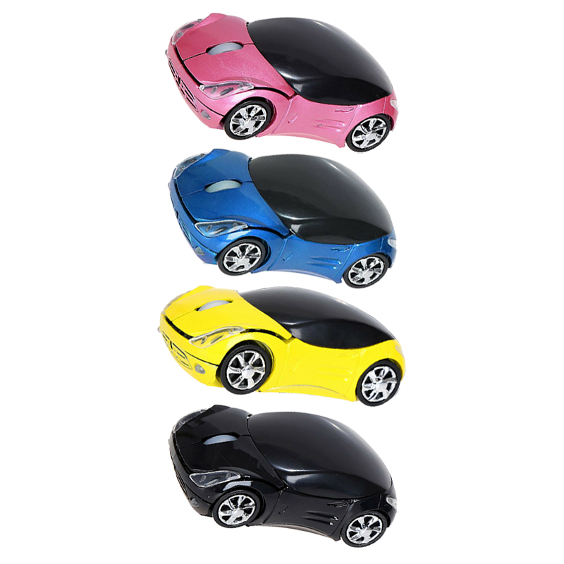 【YIDEA HONGKONG】2.4GHZ Car Mouse Wireless Mouse Cool Car Shape Mice 1600 DPI Optical Gaming Mouse Wireless With Computer USB Receiver