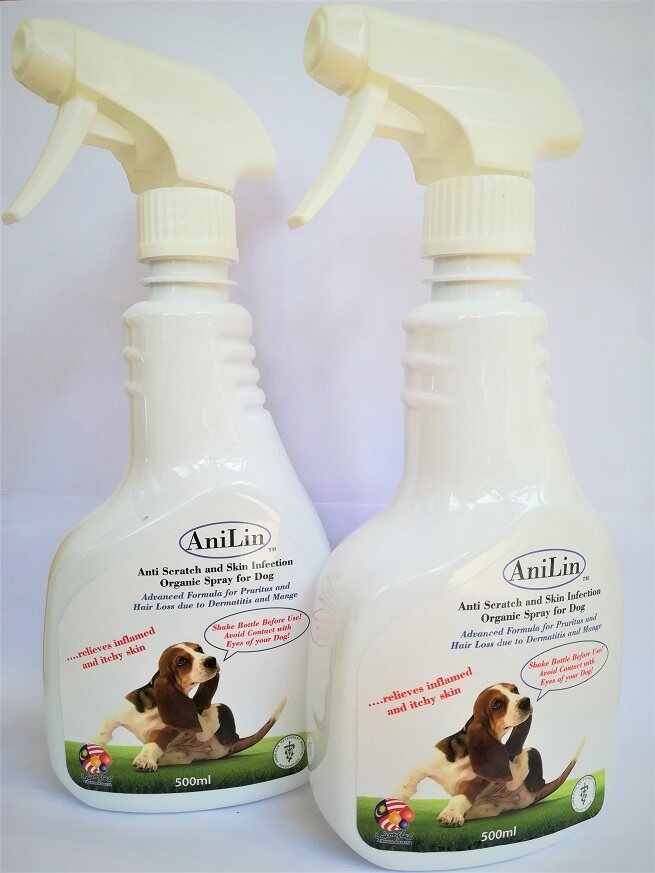 dog skin infection spray