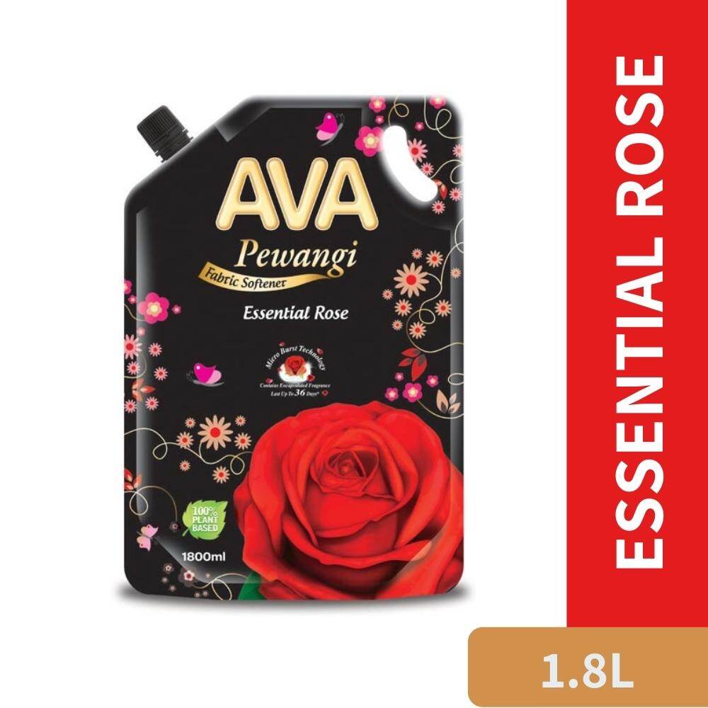 AVA Pewangi Fabric Softener Essential Rose 1.6L Lazada