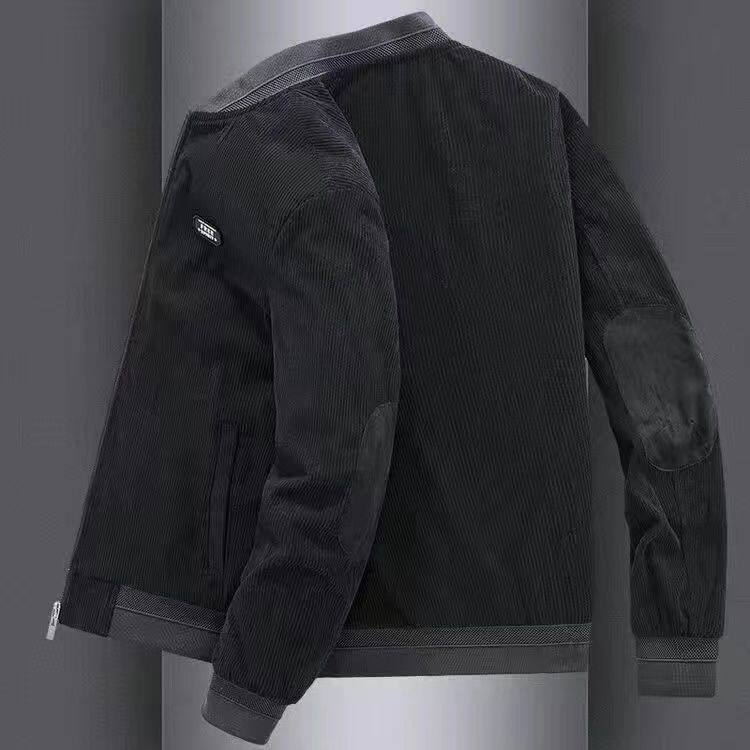 Men's Work Jacket Jacket Loose Corduroy Baseball Collar Jacket Vintage Trend Jacket