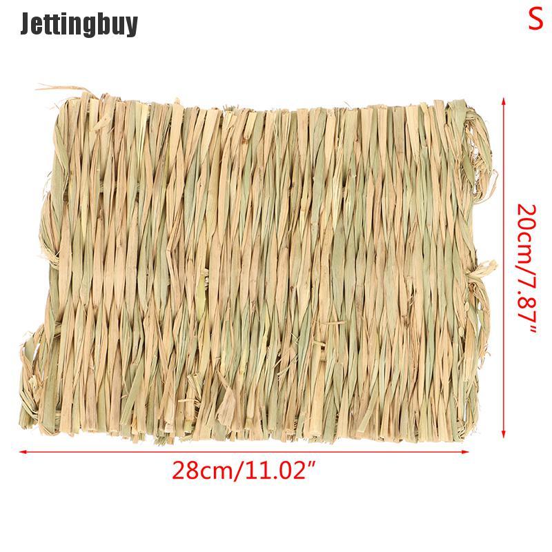 Rabbit Grass Chew Mat Small Animal Hamster Guinea Pig Cage Bed House Pad