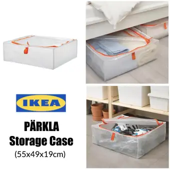 Ikea Parkla Parkla Storage Case Storage Bag Bekas Storan Lazada