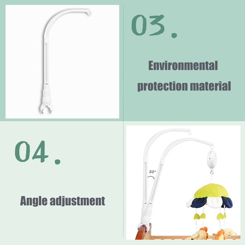 Children's Bed Mobile Holder Baby Bed Claw Mobile Poles Rotating Mobile