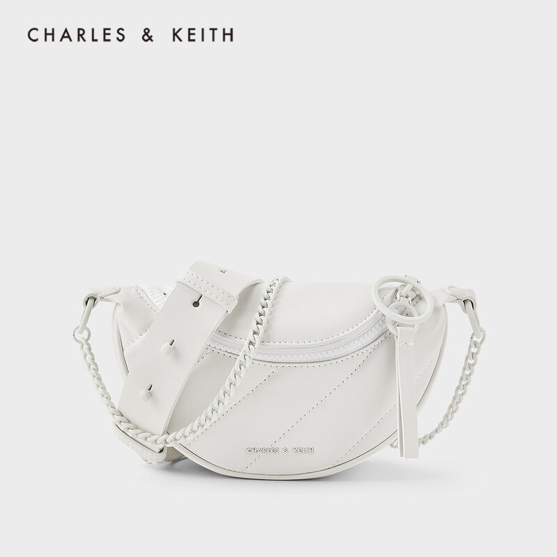 CHARLES&KEITH Women's Bag CK2801509541 Shoulder Crossbody Chest Waist Bag CHARLES&KEITH