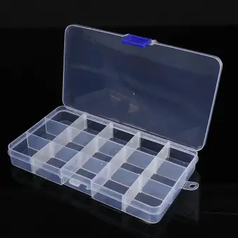 Plastic Storage Box Jewelry Bead Screw Organizer Display Container