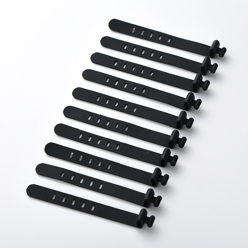 (1pcs) cuộn cáp silicon dây buộc cáp Máy cuộn dây dây tổ chức tai nghe USB dòng dữ liệu Bàn Phím kèm Chuột dây cáp chủ