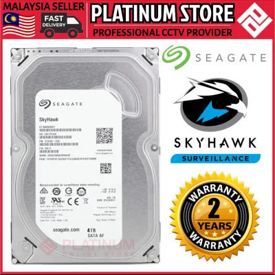 Seagate Hard Disk SkyHawk 4TB Surveillance HDD Hard Drive for CCTV SPEC DAHUA HIKVISION SPARKO 4 TB harddisk ORIGINAL