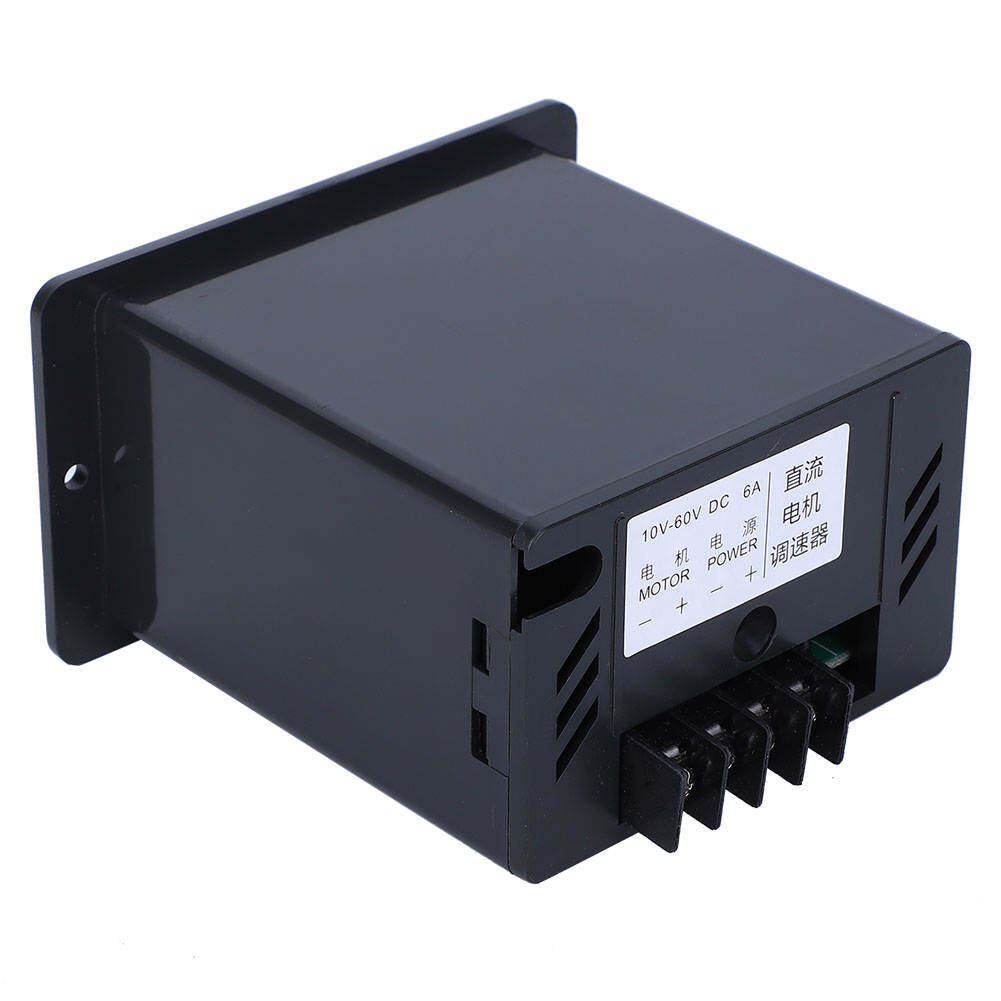 Motor speed regulator control switch 12V/24V/36V/48V Motor controller Speed ​​reduction DC 6A switch Short-circuit protection
