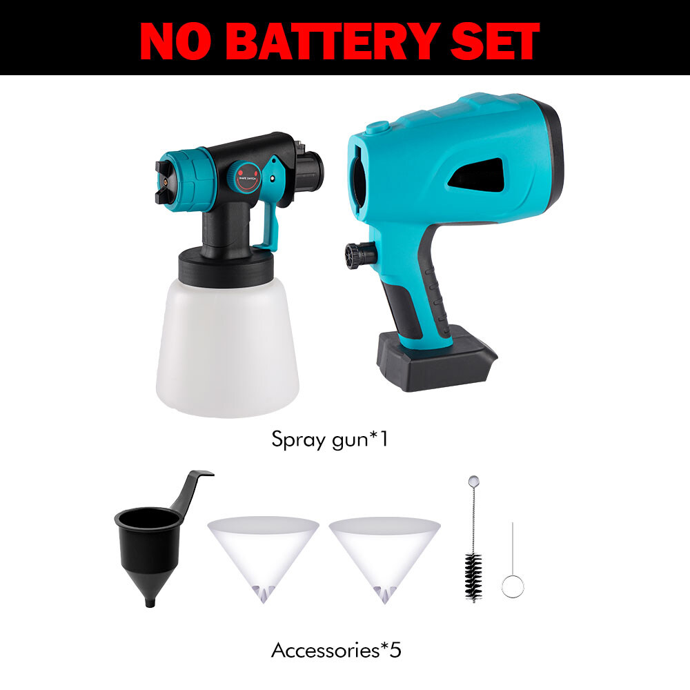 800ML Brushless Electric Spray Machine Home Paint Sprayer Flow Control