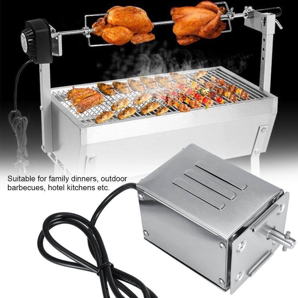 15W BBQ Electric Rotisserie Kit Stainless Steel Outdoor Automatic Grill Outdoor