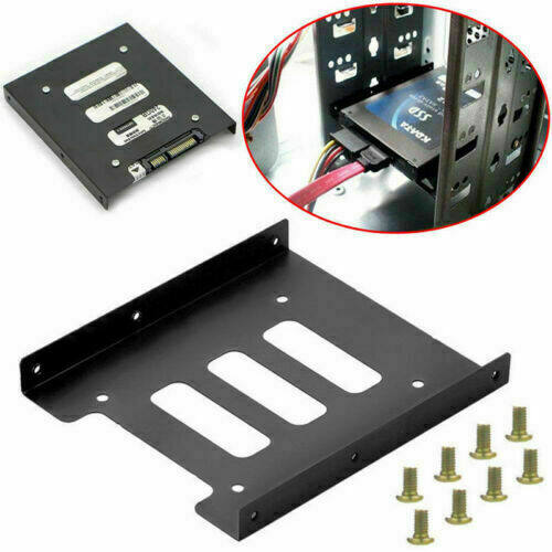 Hot salehard drive tray metal 2.5-inch to 3.5-inch ssd hard drive metal mounting adapter bracket