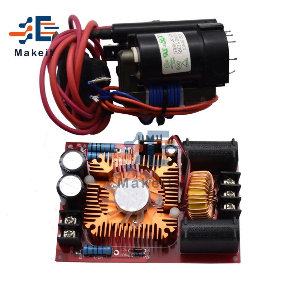 ：》{》： dc 12-30v zvs drive board module tesla coil flyback driver /sgtc/marx generator ignition coil with high voltage package 15a 250w