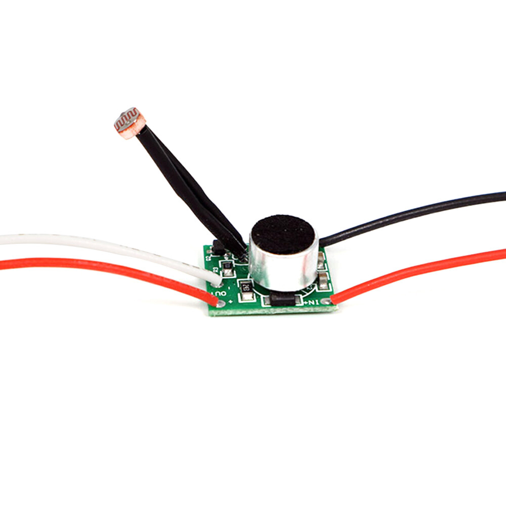 FocusAi DC 3V‑30V Sound Control Switch Module Solar Light Sensor Module Circuit Board Low Voltage Sound and Light Control Switch Module