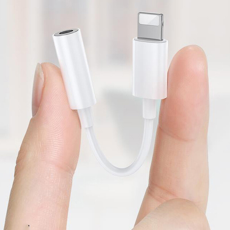 Lofty Cáp Kết Nối Chuyển Đổi Âm Thanh Giắc Tai Nghe Tai Nghe Màu Trắng Cho iPhone