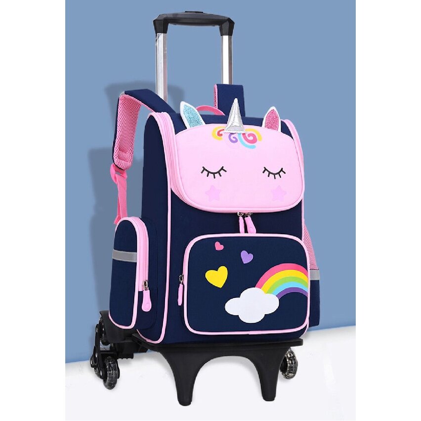 LYCOTTEᵐʸ 6Wheel Kid Children Trolley School Bag Backpack Beg Sekolah