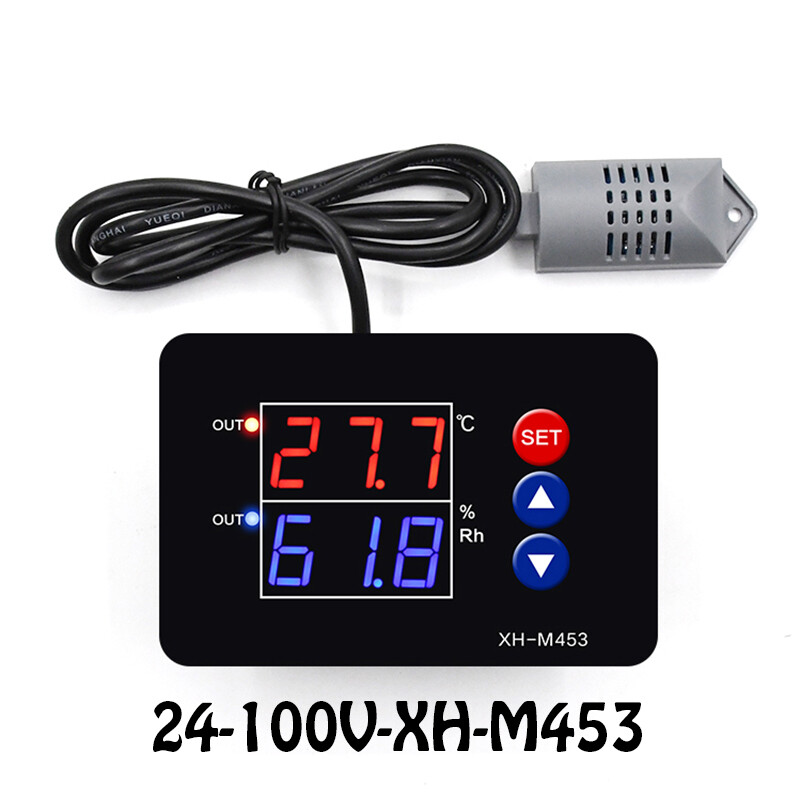 1PCS XH-M453 high-precision thermometer humidifier control switch digital temperature and humidity controller