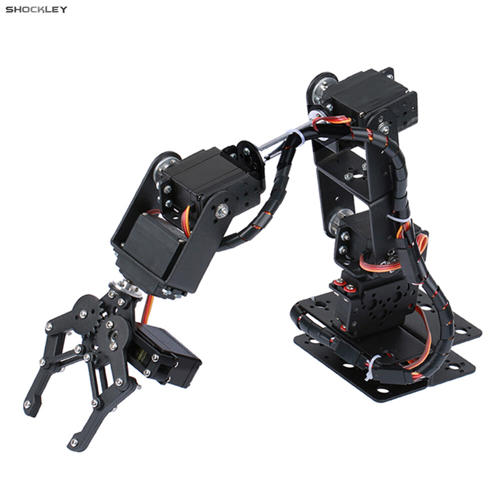 Shockley Cánh Tay Robot Kit 6doof Lập Trình cánh tay robot Tự Làm Lập Trình Bộ Robot Với Mã Nguồn Mở Và Hướng Dẫn(Không bao gồm thiết bị lái)