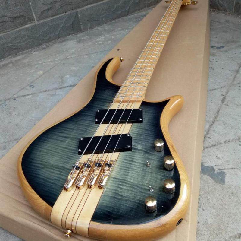New Fan Fretted 4 Strings Electric Bass Guitar,Sandwich Neck Maple Fingerboard 3437 Malaysia