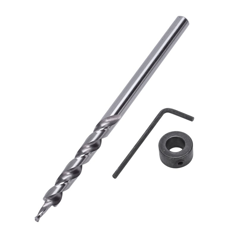 2Pcs 1/4 Inch Hex Shank Pocket Hole Drill Bit + 3/8(9.5Mm)Replacement