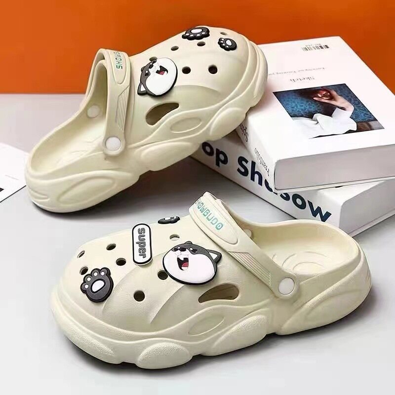  QiaoYiLuo Women's shoes Roman shoes Outdoor outfit Hole hole shoes Trend of the outfit summer sandals 