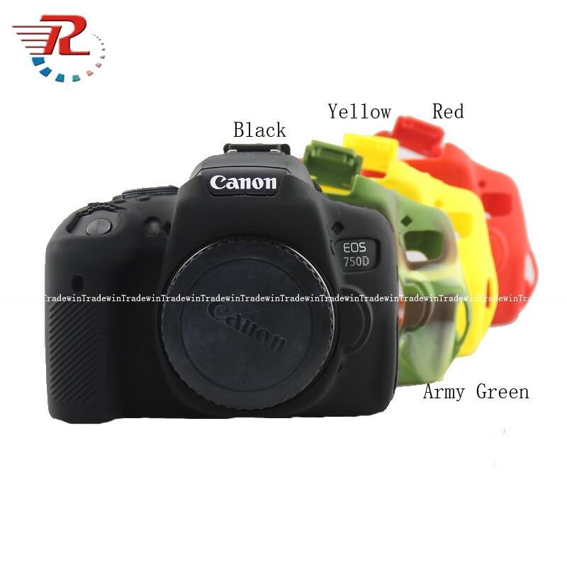 Canon eos 750d soft silicone camera body case for canon eos 750d