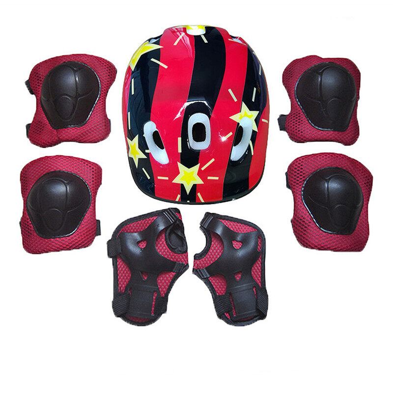 Skateboard Helmet Avengers Helmet And Knee Pads Happybuyner Kids - Main Image