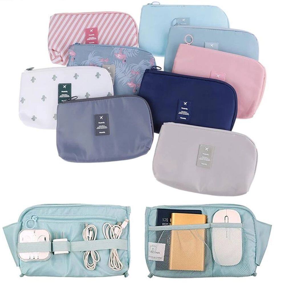 MEMEDAN Multifunction Travel Accessory Headset Bag Earphone Data Cable Digital USB Wire Organizer Cable Storage Bag Electronic Organizer Mobile Charger Holder