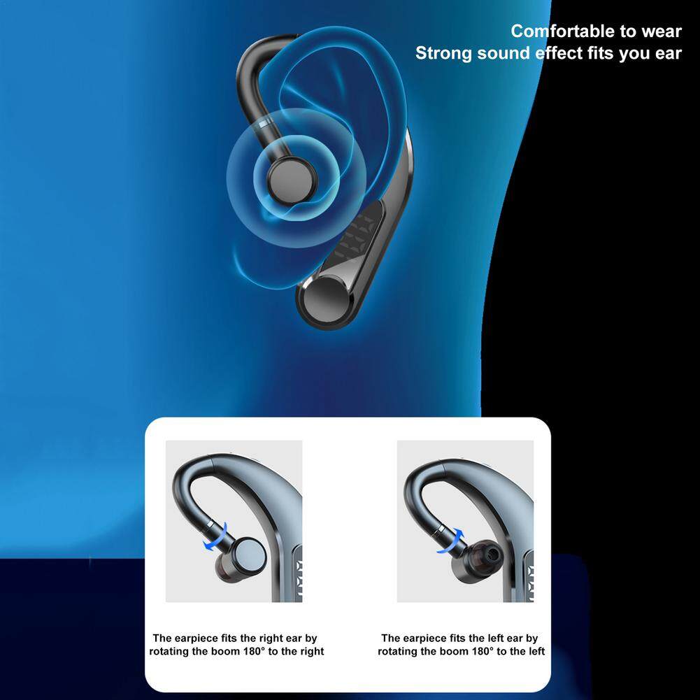 VTUOGE Tai Nghe Bluetooth Không Dây Có Mic Tai Nghe Giảm Ồn Âm Thanh Nổi Tai Nghe Không Dây Tai Nghe Bluetooth Rảnh Tay Công Sở Cho iPhone Huawei Oppo Xiaomi Samsung Vivo Điện Thoại Di Động