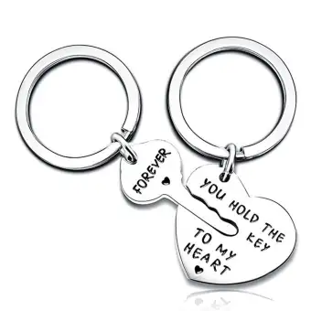 heart and key keychain