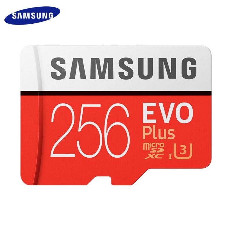 ♥COD + Thẻ Microsd SAMSUNG Chính Hãng 100% Thẻ Micro SD 256G 128GB 64GB Thẻ Nhớ 512GB Thẻ Flash TF Class10 U3 SDXC I Grade EVO + PLUS