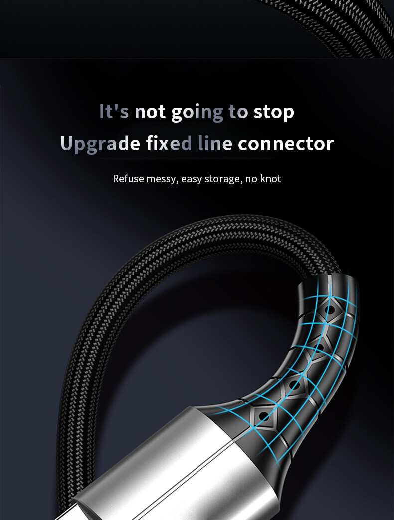 Cáp Dữ Liệu Nylon Loại C Sạc Nhanh 5A USB C Cho Xiaomi 11 Pro Huawei Dây Sạc Nhanh Micro USB Cáp Điện Thoại Cho Samsung