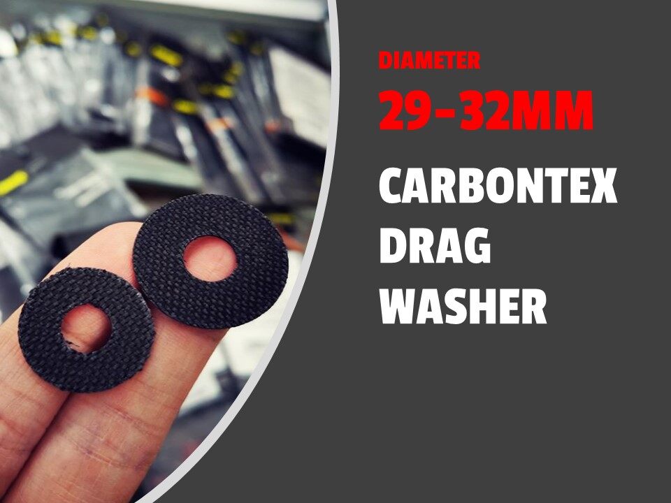Carbontex Carbon Fiber Drag Washers for Penn, Newell, Shimano & Daiwa Shimano 16-30