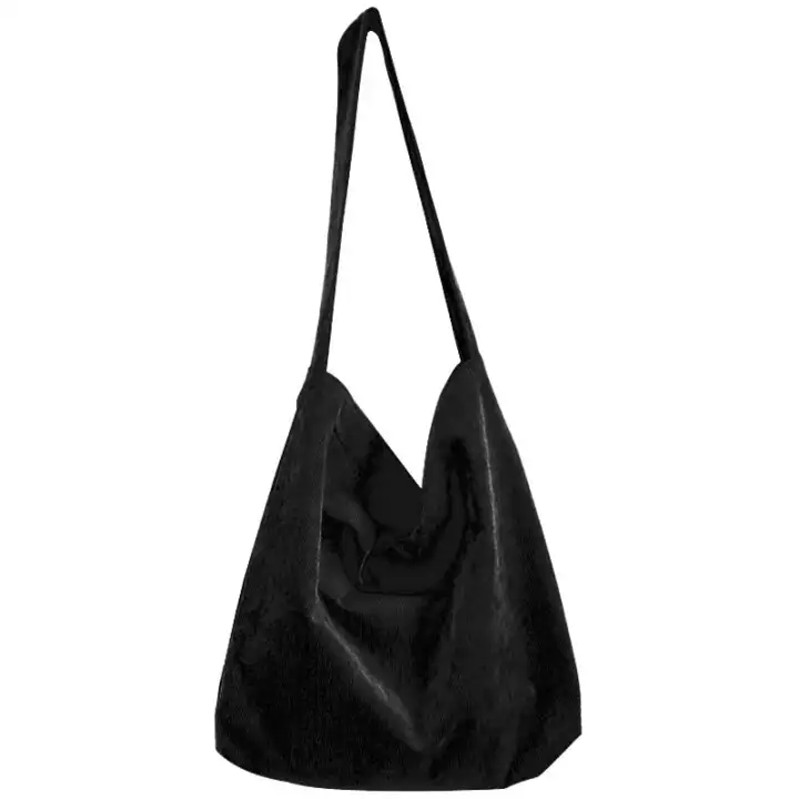 Corduroy Beach Bag New Canvas Women S Handbag Retro Shoulder Handbag Retro Shoulder Bag