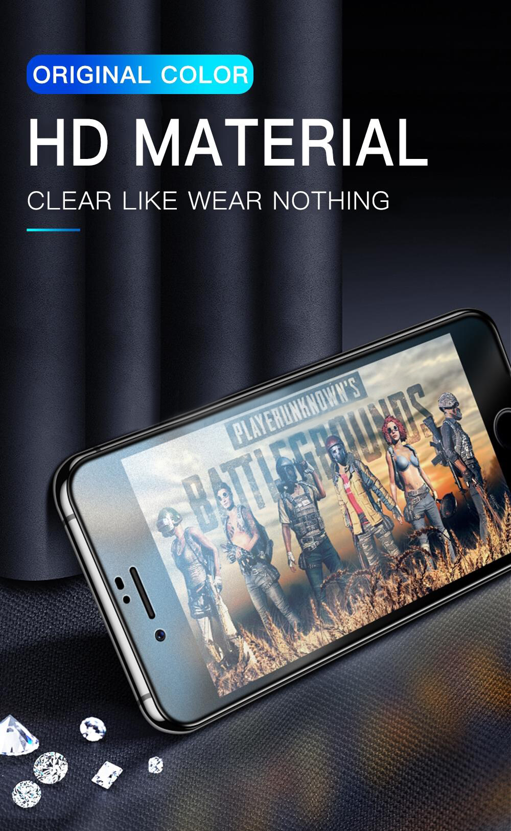 AG Kính Cường Lực Gốm Dẻo Full Màn cho iPhone 15 14 13 12 11 Pro XS Max X XR 8 7 6 6s Plus SE 2020 Miếng dán màn hình