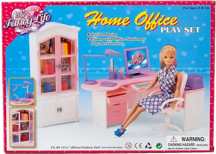 barbie office set