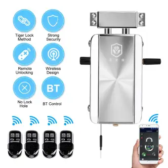 Intelligent Bt Invisible Anti Theft Security Home Door Lock