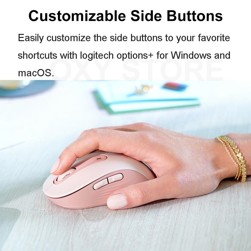 Wireless Mouse Logitech Bluetooth Dual Mode Mute Comfortable Wireless Mouse M650/L Notebook Tablet Computer Accessories