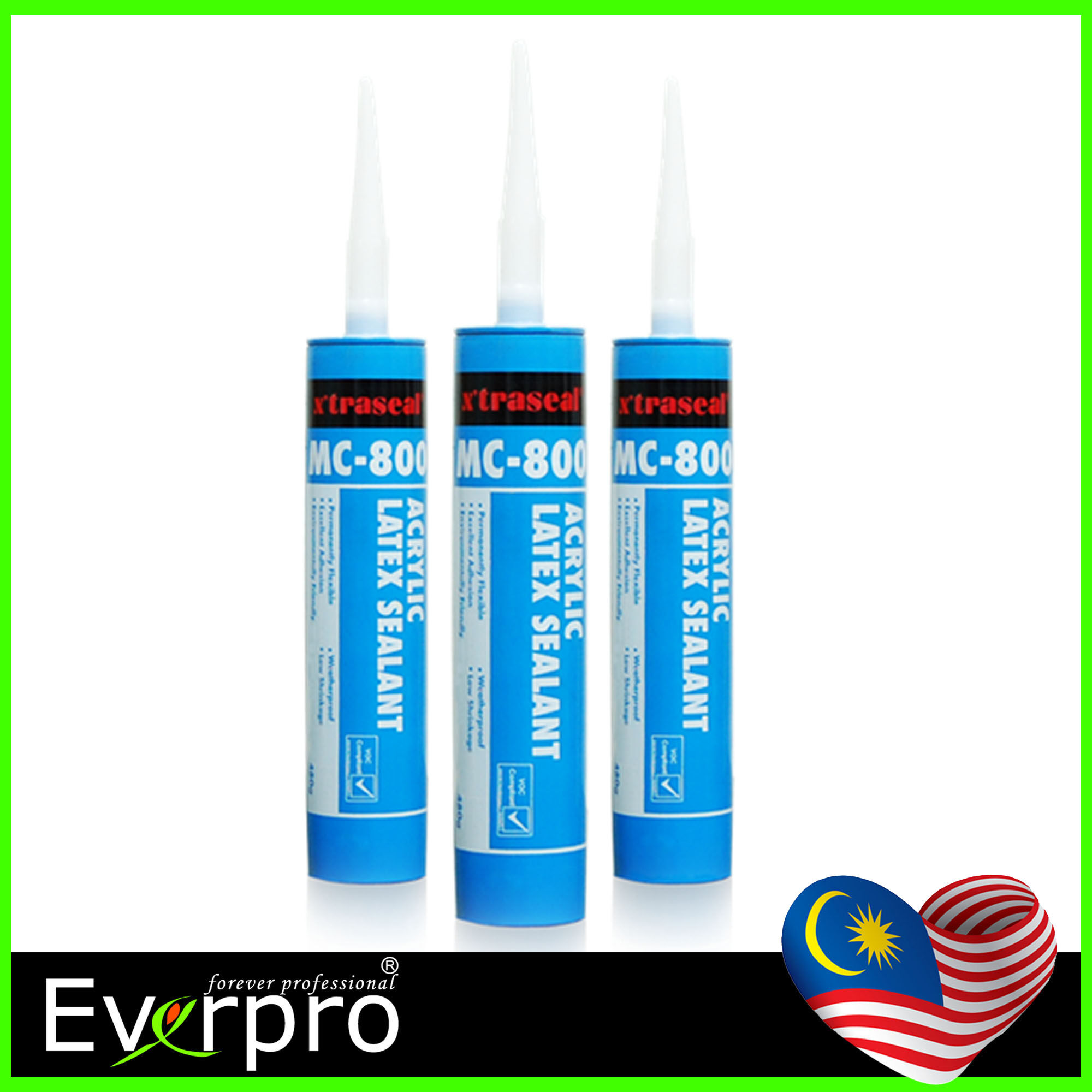 Acrylic Latex Sealant MC800 xtraseal silicone sealant / gap filler