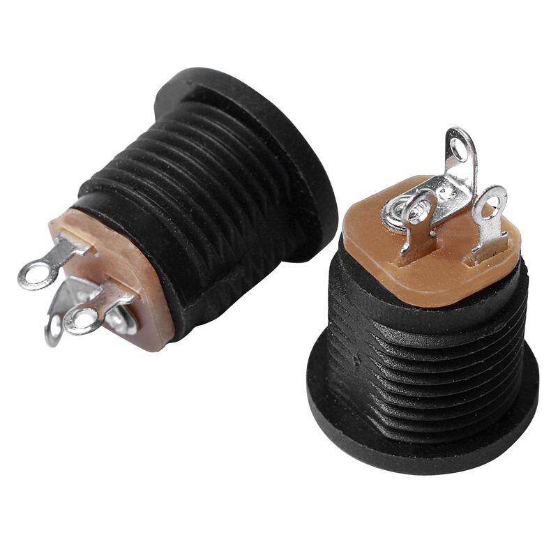 10 Pcs Panel Mount 2.1x5.5mm Power Jack DC Socket