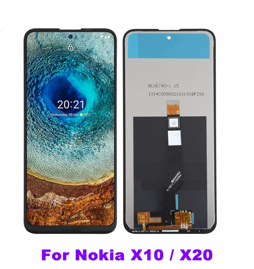 Original LCD With Frame For Nokia X10 X20 X100 LCD Display With Touch Screen Display Digitizer
