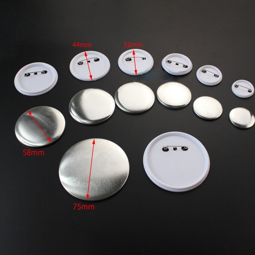 Nút làm cho máy cài đặt miễn phí 58mm DIY nút làm cho máy thiết lập, huy hiệu dập máy với miễn phí 100 cái nút nhựa và máy cắt tròn, hình ảnh và cuốn sách ma thuật