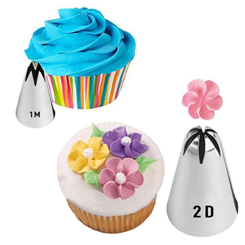 Tự Khánh Bếp Thủ Công Ống Dạng Ống Dẫn Mũi Thép không gỉ DIY Decoratecakes Bánh Quy Bánh Nướng (1 M)-Quốc tế