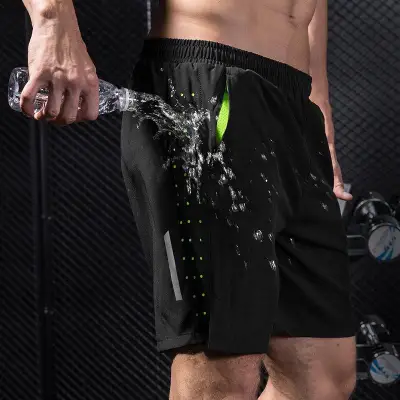 Professional Quick Dry Running Shorts Summer Breathable Men Gym Shorts Sport Outdoor Fitness Gym Basketball Training Short Pants Casual Shorts