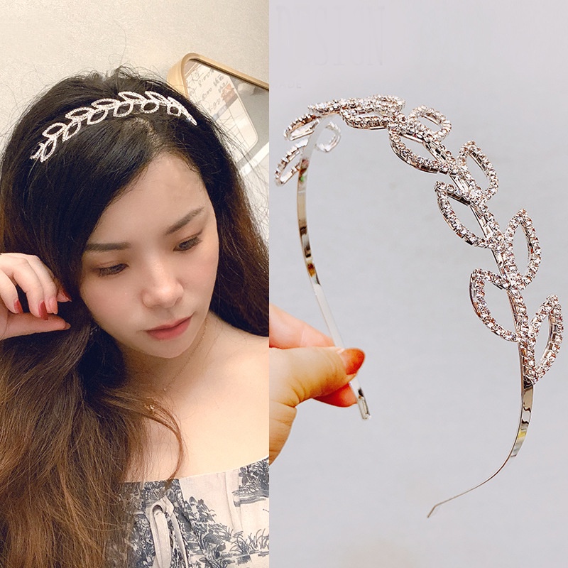 French Retro Pearl Headband Women Hair Band Korea Ins Metal Rhinestone Hairpin Headbands Fairy Sen Super Fairy Hair Accessories
