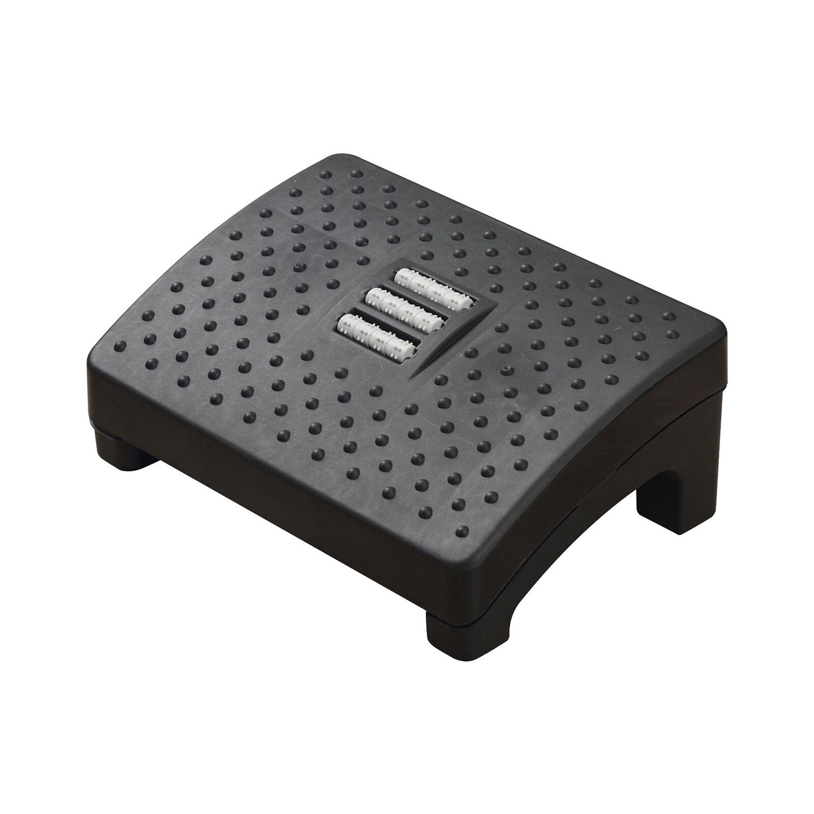Foot Rest with Massage Surface Ergonomic Foot Stool Under Desk Footrests with Non-Slip Legs Position Adjustable for Home Work Office School