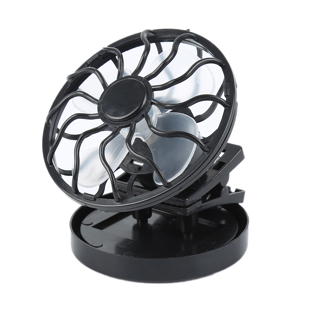 Redwokea 1pcs Clip Type Sun Power Fan Outdoor Solar Hat Fan For Hiking Fishing Portable Energy-saving Fan