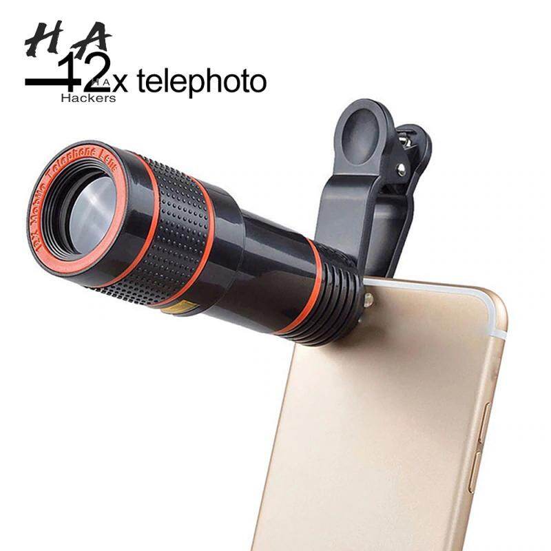 12x 8x Optical Zoom Macro HD Lens With Lens Cap Phone Clip For Smartphone Camera Lens